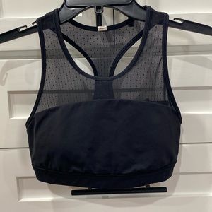 Lululemon Black Mesh Sports Bra Size 6